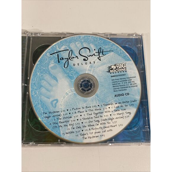 Taylor Swift Self-titled 2007 CD and DVD Deluxe Limited Edition with Lenticular - Picture 5 of 12